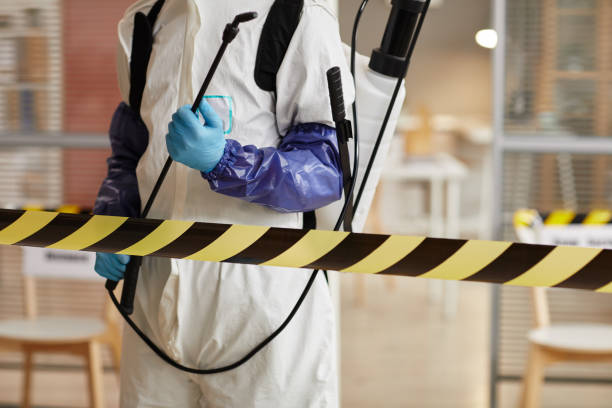Professional Biohazard Cleanup technician working in Meadow, UT
